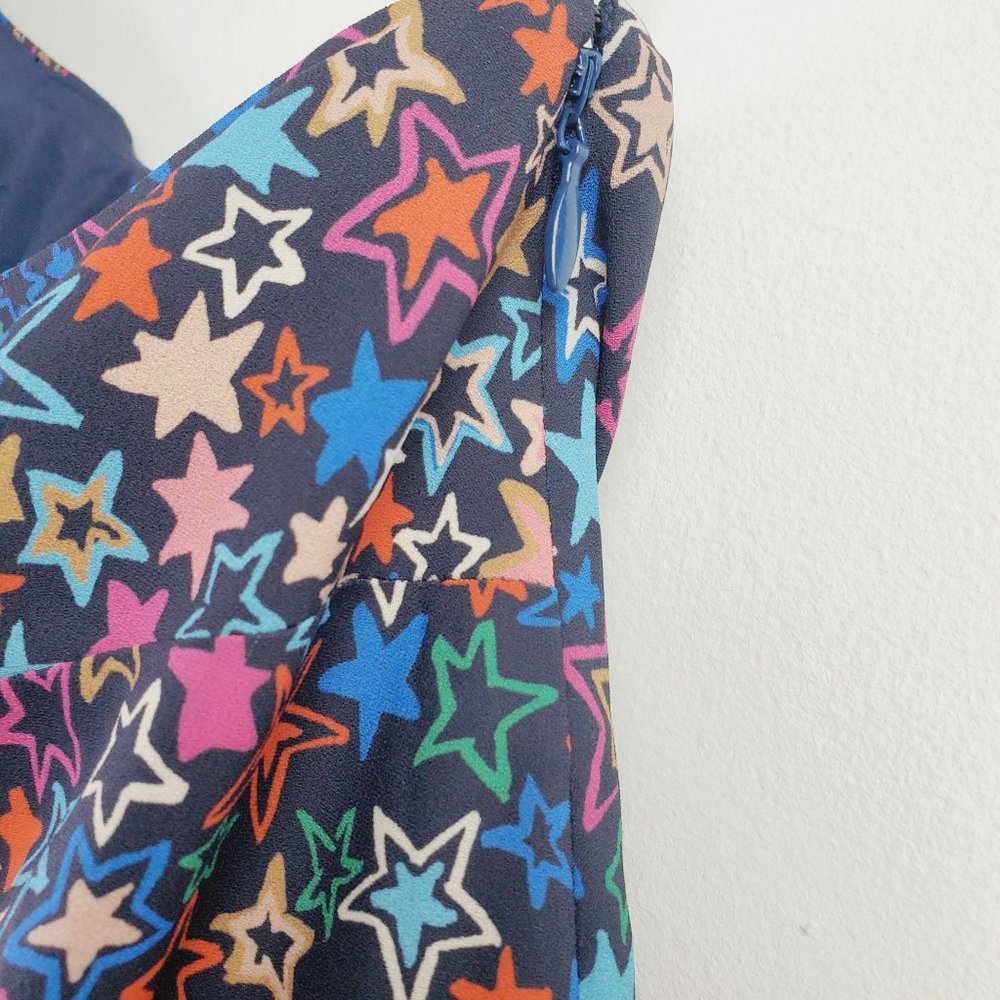 J. Crew Jacuzzi Starburst One Shoulder Dress Sz 8 - Picture 10 of 12